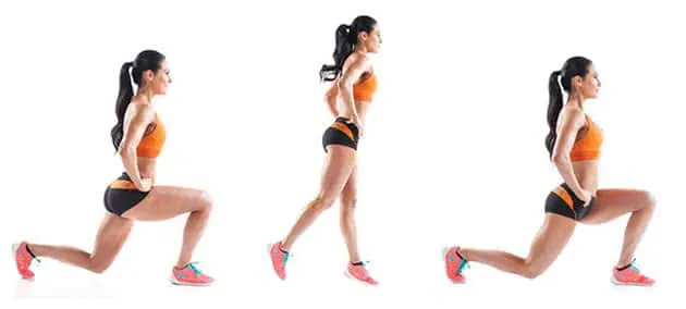split-lunges